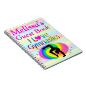 IK HOU VAN GYMNASTIEK GEPERSONALISEERD GASTENBOEK NOTITIEBOEK (Rechterzijde)