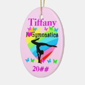 IK HOU VAN GYMNASTIEK GEPERSONALISEERD ORNAMENT (Links)