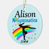 IK HOU VAN GYMNASTIEK GEPERSONALISEERD ORNAMENT (Links)