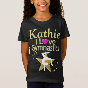  IK HOU VAN GYMNASTIEK GEPERSONALISEERD T-SHIRT