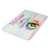  IK HOU VAN GYMNASTIEK GEPERSONALISEERDE BADMAT (Gekanteld)