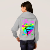 IK HOU VAN GYMNASTIEK GEPERSONALISEERDE HOODIE (Achterkant volledig)