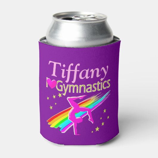 IK HOU VAN GYMNASTIEK GEPERSONALISEERDE KOELBOX BLIKJESKOELER (Blikje Voorkant)