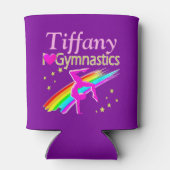 IK HOU VAN GYMNASTIEK GEPERSONALISEERDE KOELBOX BLIKJESKOELER (Achterkant)