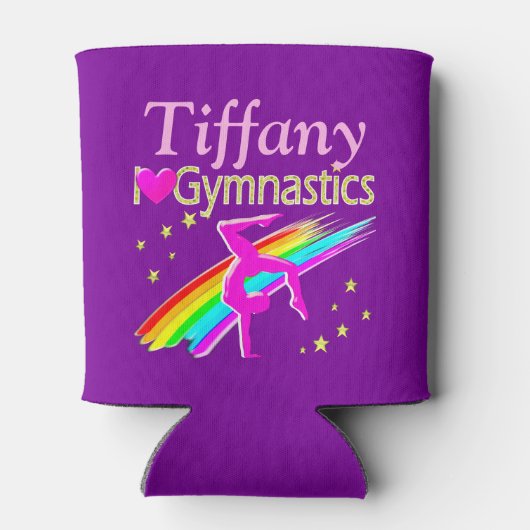 IK HOU VAN GYMNASTIEK GEPERSONALISEERDE KOELBOX BLIKJESKOELER (Achterkant)