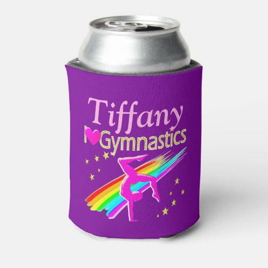 IK HOU VAN GYMNASTIEK GEPERSONALISEERDE KOELBOX BLIKJESKOELER (Blikje Achterkant)