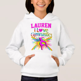 IK HOU VAN GYMNASTIEK GEPERSONALISEERDE SWEATSHIRT