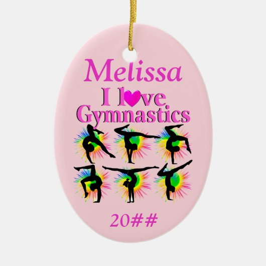  IK HOU VAN GYMNASTIEK ORNAMENT (Voorkant)