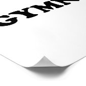 Ik hou van Gymnastiek Poster (Hoek)