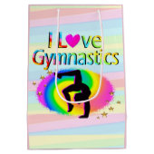 IK HOU VAN GYMNASTIEK REGENBOOG CADEAUZAKKEN MEDIUM CADEAUZAKJE (Achterkant)