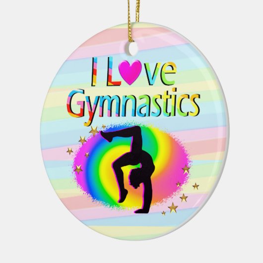 IK HOU VAN GYMNASTIEK REGENBOOG ORNAMENT (Links)