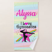 IK HOU VAN GYMNASTIEK SUPER STAR DESIGN BADHANDDOEK (Badhanddoek)