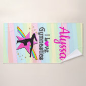 IK HOU VAN GYMNASTIEK SUPER STAR DESIGN BADHANDDOEK (Badhanddoek)