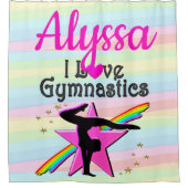 IK HOU VAN GYMNASTIEK SUPER STAR DESIGN DOUCHEGORDIJN (Voorkant)