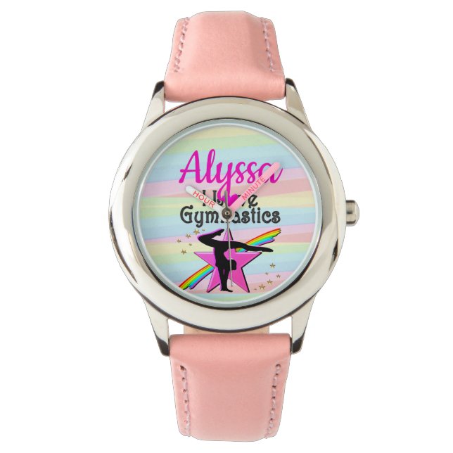 IK HOU VAN GYMNASTIEK SUPER STAR DESIGN HORLOGE (Voorkant)