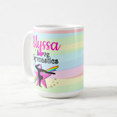 IK HOU VAN GYMNASTIEK SUPER STAR DESIGN KOFFIEMOK (Voorkant links)