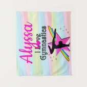 IK HOU VAN GYMNASTIEK SUPER STAR DESIGN WANDKLEED (Voorkant)