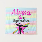 IK HOU VAN GYMNASTIEK SUPER STAR DESIGN WANDKLEED (Voorkant (horizontaal))