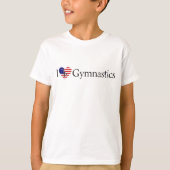 Ik hou van Gymnastiek T-shirt (Voorkant)