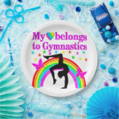 IK HOU VAN GYMNASTIEK VOOR ALTIJD PAPIEREN BORDJE (Feest)