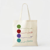 Ik hou van haakzakken tote bag (Voorkant)