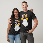 Ik hou van haar boek bijen grappig Halloween paar  T-shirt (Unisex)