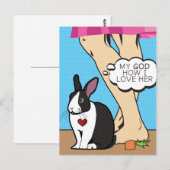 Ik hou van haar briefkaart (Voorkant / Achterkant)