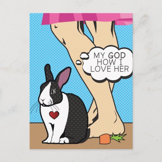 Ik hou van haar briefkaart (Voorkant)