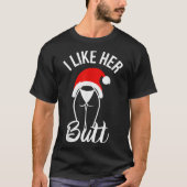 Ik hou van haar Butt... dat ik van zijn baardepaar T-shirt (Voorkant)