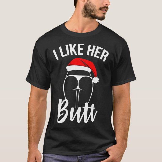 Ik hou van haar Butt, ik hou van zijn reuzenkoppel T-shirt (Voorkant)