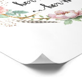 Ik hou van haar, maar laat haar Wild Wreath achter Poster (Hoek)