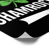 Ik hou van haar Shamrocks St. Patrick's Day Couple Poster (Hoek)
