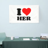 Ik hou van haar spandoek (Beurs)