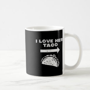Ik hou van haar Taco Matching Couple Cinco De Mayo Koffiemok
