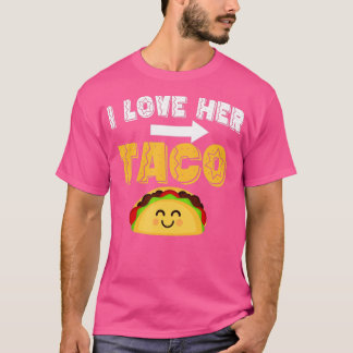 Ik hou van haar Taco Matching Couple Cinco De Mayo T-shirt