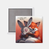 Ik hou van haar, vriend! magneet (Voorkant / Achterkant)