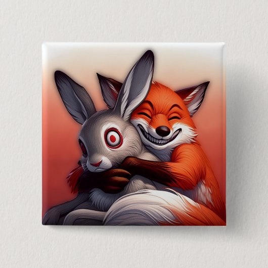 Ik hou van haar, vriend! vierkante button 5,1 cm (Voorkant)