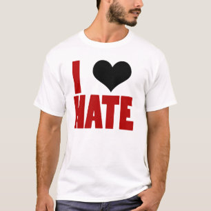 Ik hou van haat t-shirt