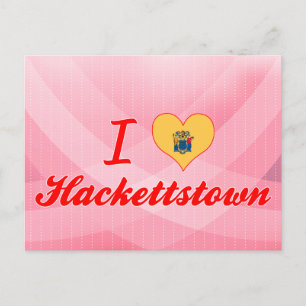 Ik hou van Hackettstown, New Jersey Briefkaart