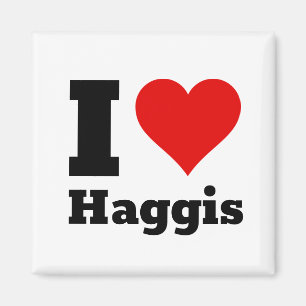 Ik hou van Haggis Magneet
