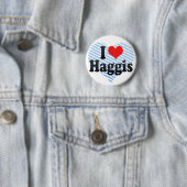 Ik hou van Haggis Ronde Button 5,7 Cm (In situ)