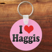 Ik hou van Haggis Sleutelhanger (Voorkant)