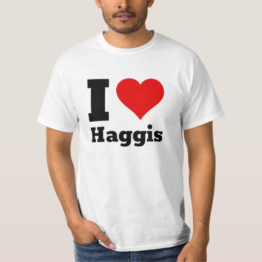 Ik hou van Haggis T-shirt (Voorkant)