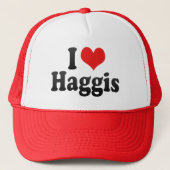 Ik hou van Haggis Trucker Pet (Voorkant)