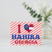 Ik hou van Hahira, Georgia Briefkaart (Staand voorkant)