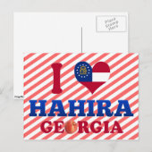 Ik hou van Hahira, Georgia Briefkaart (Voorkant / Achterkant)