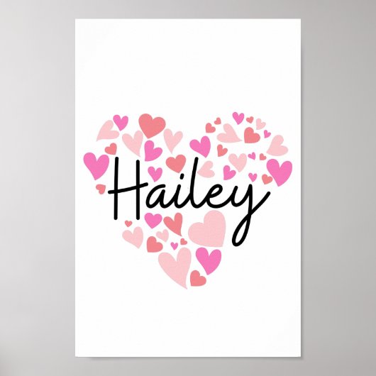 Ik hou van Hailey Poster (Voorkant)