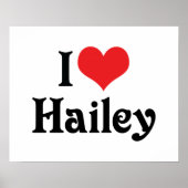 Ik hou van Hailey Poster (Voorkant)