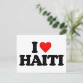 Ik hou van HAITI Briefkaart (Staand voorkant)