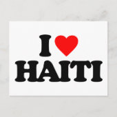 Ik hou van HAITI Briefkaart (Voorkant)